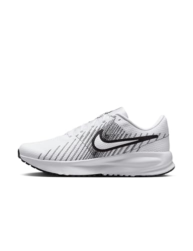 Nike Men's Run Defy Road Running Shoes, White/Black, 11