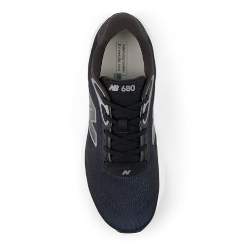New Balance Men's Fresh Foam 680 V9 Running Shoe, Black/Faded Black, 9 XW