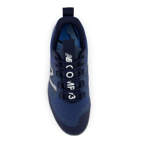 New Balance Men's FuelCell COMP V3 Baseball Shoe, Team Navy/White, 11 M