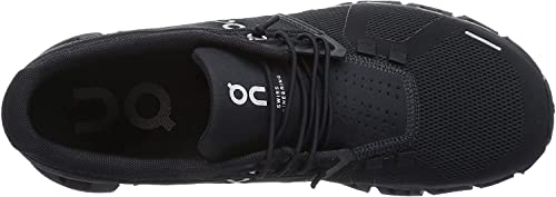 On Men's Cloud 5 Sneakers, Black/Black, 11.5