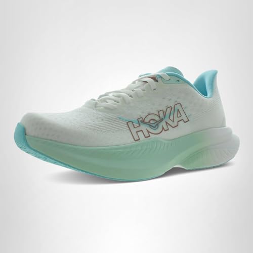 HOKA Mach 6 Womens Shoes Size 9, Color: Frost/Rose Gold - alternate view 6