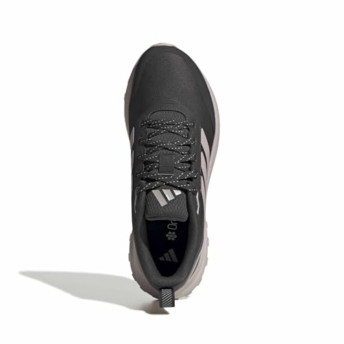 adidas Women's Run Falcon 5 Trail, Carbon/Ice Purple/Black, 10
