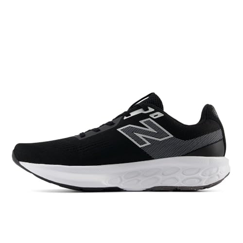 New Balance Men's Fresh Foam 520 V9 Running Shoe, Black/Castlerock/Silver Metallic, 11 XW
