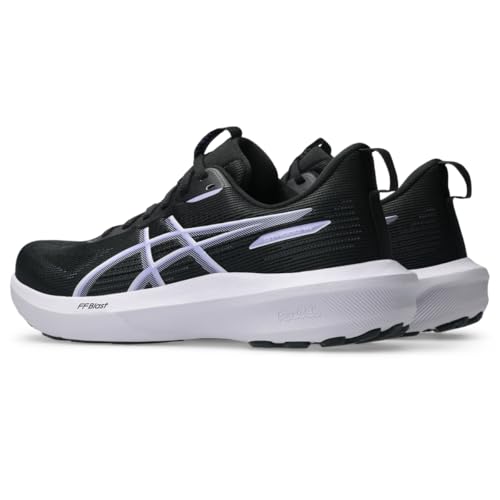ASICS Women's GT-1000 14 Running Shoes, 9.5, Black/Lilac HINT