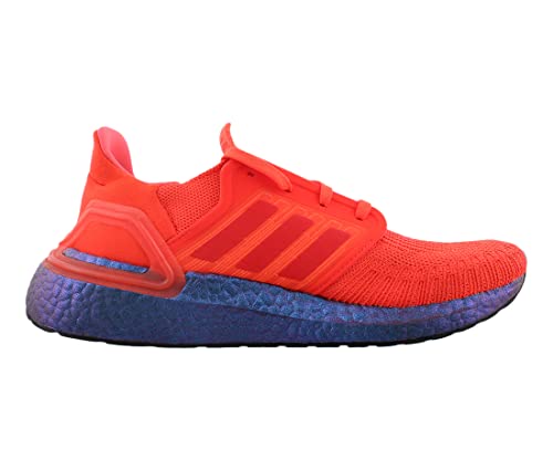 Adidas Men's Ultraboost 20, Solar Red/Solar Red/Boost Blue Violet Metallic, 10.5