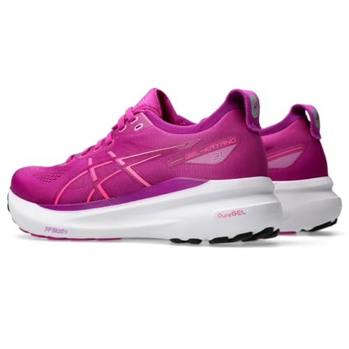 ASICS Women's Gel-Kayano 31 Running Shoes, 8.5, Bold Magenta/Purple Spectrum