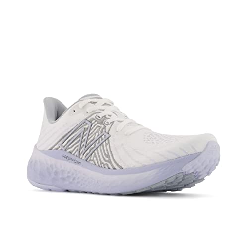 New Balance Women's Fresh Foam X Vongo V5 Running Shoe, White/Silver Mink/Libra, 5 Wide US