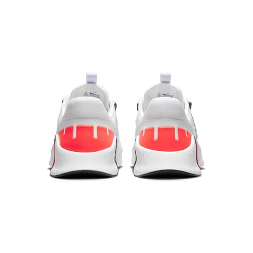 NIKE Free Run Next Nature Men's Trainers Gym Fitness Shoes, White Bright Crimson Black, 13