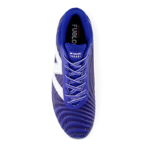 New Balance Men's FuelCell 4040 V7 Metal Baseball Shoe, Team Royal/Optic White, 5 M