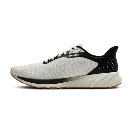 Brooks Men’s Anthem 7 Neutral Running Shoe - White/Black/Tan - 13 Medium