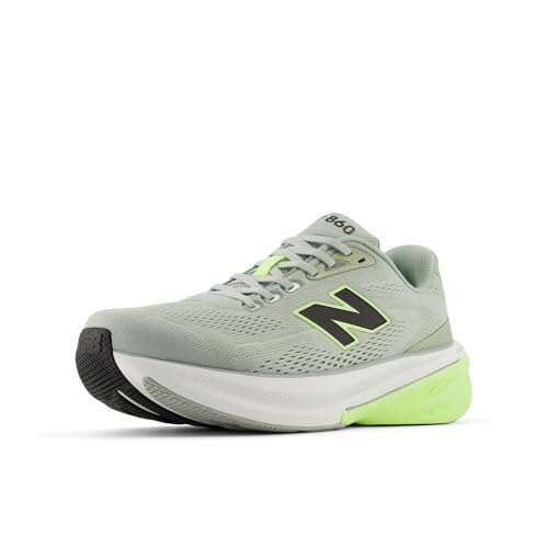New Balance Men's Fresh Foam X 860 V15 Running Shoe, Lone Star Grey/Afterglow, 10