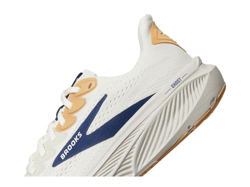 Brooks Men's Ghost 17 Coconut/Moonbeam/Blue 7.5 Medium