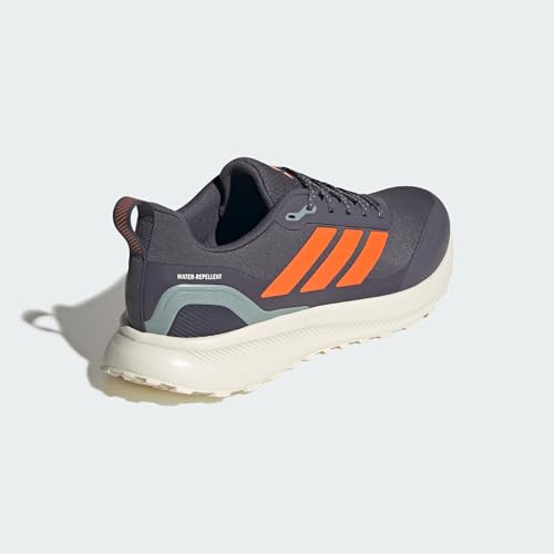 Adidas Men's Run Falcon 5 Trail, Aurora Onix/Pure Orange/Black, 10.5