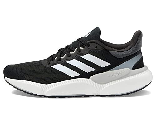 adidas Womens Solarboost 5 Black/White/Grey 10