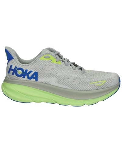 Hoka Men's Clifton 9 Stardust/Electric Cobalt 8 Medium