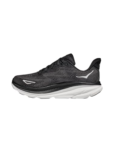 HOKA ONE ONE Clifton 9 Womens Shoes Size 8, Color: Black/White - product image