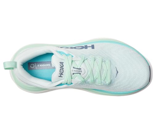 Hoka Women's Gaviota 5 Snow Melt/Cielo Blue 10 Medium - alternate view 2