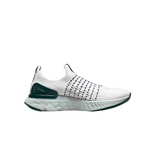 Nike React Phantom Run FK 2 Womens Shoes, Platinum Tint/Dark Teal Green/Jade Smoke/Light Silver, 9 M US