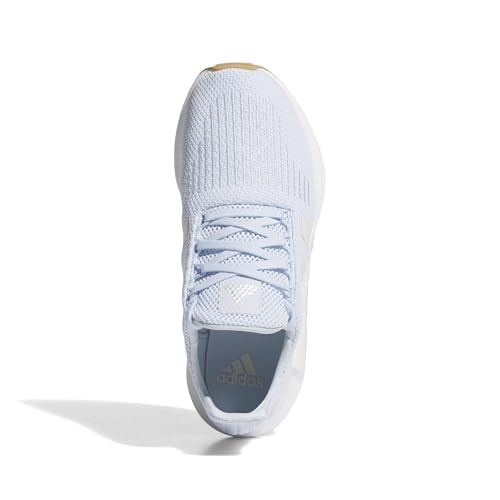 adidas Women's Swift Run 1.0, Crystal Sky/Off White/White, 9