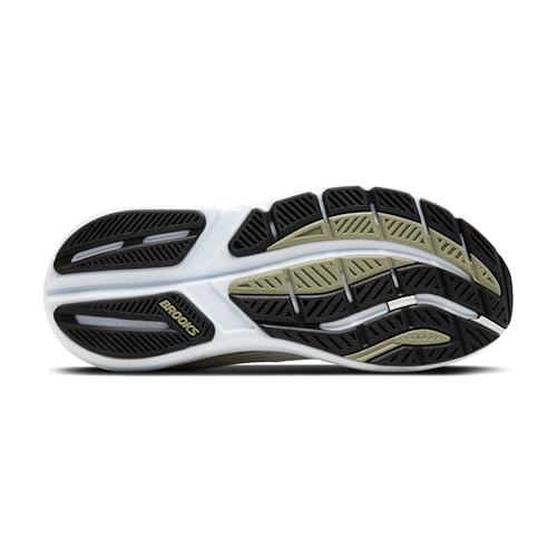Brooks Men’s Ghost Max 3 Neutral Running & Walking Shoe - Bright White/Tea/Black - 11 Medium