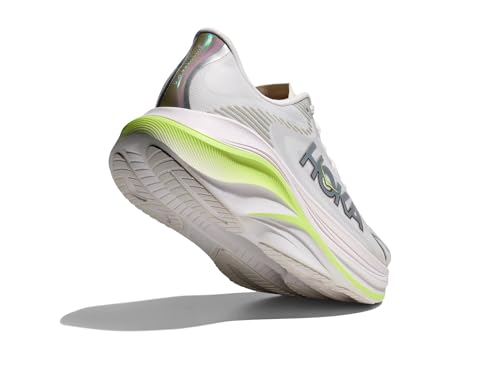 Hoka Women's Skyward X 2 Sneaker, White/Neon Yuzu, 9 - alternate view 3