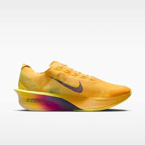 Nike Vaporfly 4 Men's Road Racing Shoes (Citron Pulse/Laser Orange/Volt Ice/Indigo Burst) Size 9.5