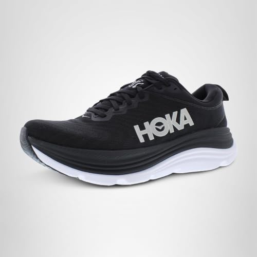 HOKA Gaviota 5 Womens Shoes Size 7, Color: Black/White - alternate view 6
