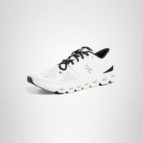 On Men's Cloud X 4 Sneakers, Ivory/Black, 8.5 Medium US