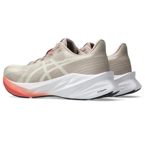 ASICS Women's DYNABLAST 5 Running Shoes, 8, Fawn/Oyster White