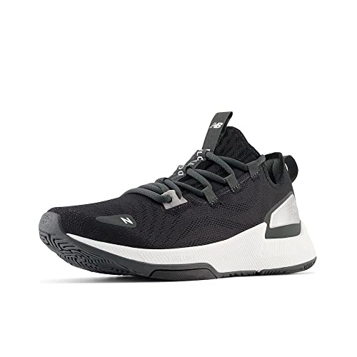 New Balance Men's FuelCell 100 V2 Cross Trainer, Black/Blacktop/Silver Metalic, 10 M
