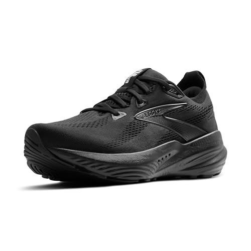 Brooks Women’s Glycerin GTS 22 Supportive Running Shoe - Black/Black/Ebony - 8 Medium