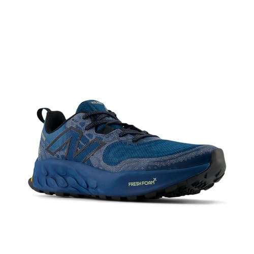 Women's New Balance Fresh Foam X Hierro v8 Gore-Tex Trail Shoes in Deep Sea/Black/Everglade Green alternate view 4