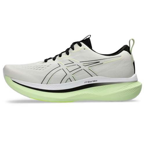 ASICS Men's GLIDERIDE MAX Running Shoe, 11.5, Birch/Black