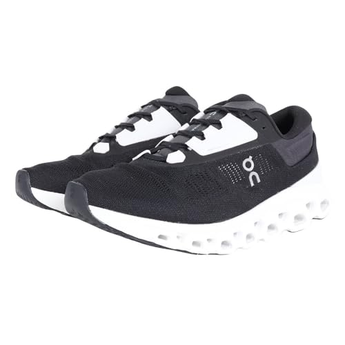 On Cloudstratus 3 Men's Running Shoes, Black/Frost, 12 Us