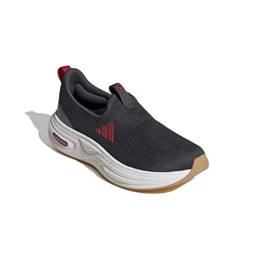 adidas Men's Cloudfoam Cuxxion - Lounge, Carbon/Better Scarlet/White, 9