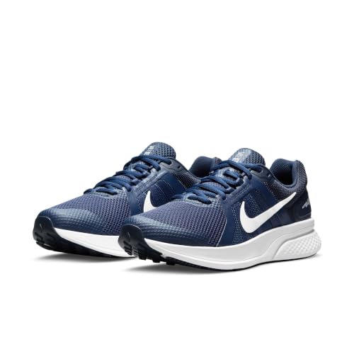 Nike Men's Run Swift 2 Running Shoe, Midnight Navy White Obsidian, 12