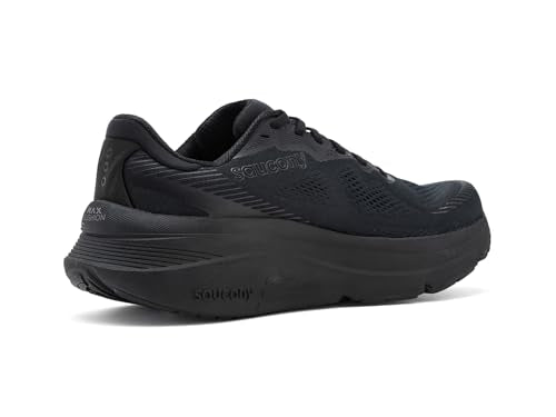 Saucony Men's Guide 19 Sneaker, Black/Black/Black, 10.5