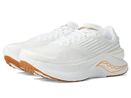 Saucony Men's Endorphin Shift 3 Running Shoe, White/Gum, 8.5 Medium