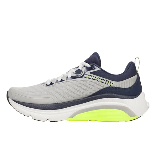 Saucony Men's Omni ST 23 Sneaker, Mist/Navy, 10.5