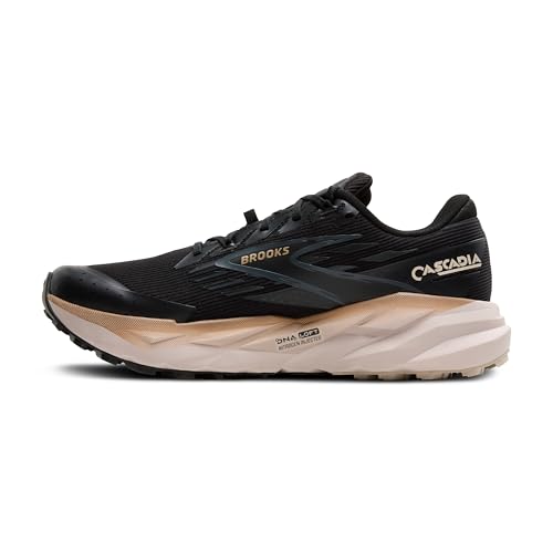 Brooks Men’s Cascadia19 GTX Waterproof Mountain Trail Running Shoe - Black/Ebony/Chateau Gray - 7.5 Medium - alternate view 5