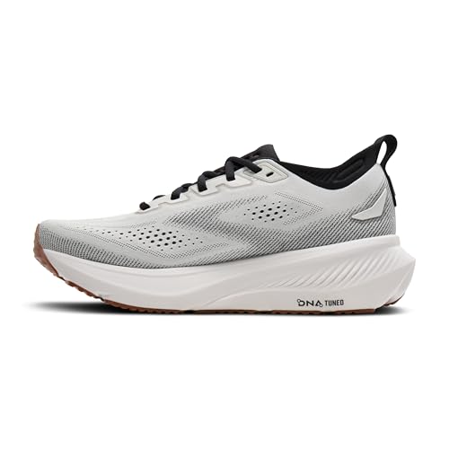 Brooks Men’s Glycerin 23 Neutral Running Shoe - White/Black/Gum - 9 Medium