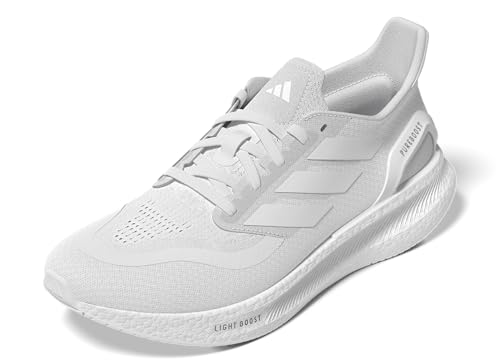 Adidas Men's Pureboost 5 Running, White/White/White, 8.5