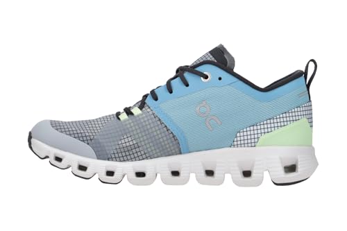 On Women's Cloud X Shift Sneakers, Niagara/White, 5 Medium US