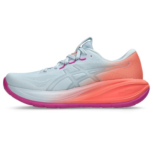 ASICS Women's Gel-Cumulus 28 Running Shoes, 7.5, Sky/Sun Coral