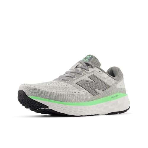 New Balance Men's Fresh Foam X EVOZ V4 Running Shoe, Grey Matter/Slate Grey/Electric Jade, 8.5 M - product image