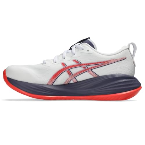 ASICS Women's Gel-Cumulus 27 Running Shoes, 12, White/Greyish Purple
