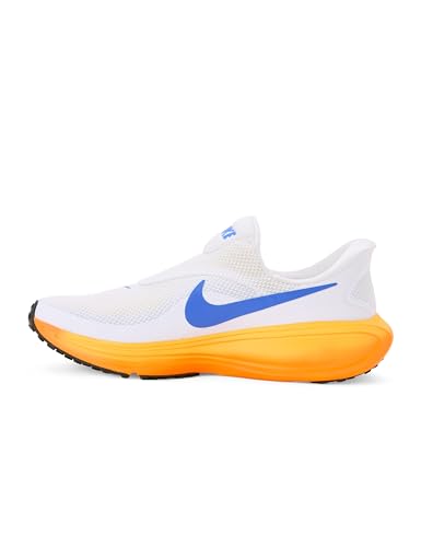 Nike Men's Revolution 8 EasyOn Road Running Shoes, White/Blue Crystal-Hydrogen Blue, 12