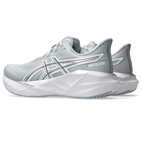 ASICS Men's NOVABLAST 5 Running Shoes, 7.5, Piedmont Grey/Pure Silver