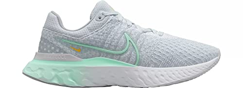 Nike Women's React Infinity Flyknit 3 Running Shoes, Pure Platinum/Mint Foam-White, 10 M US