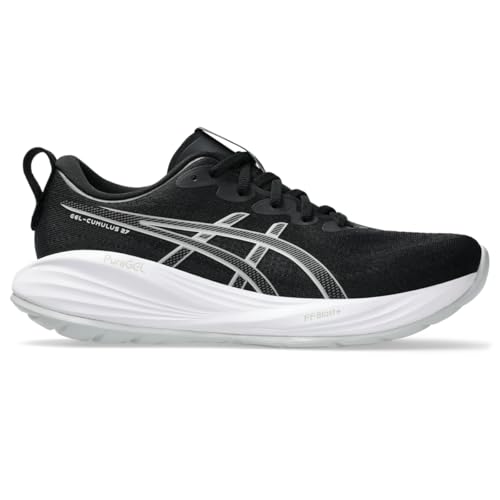 ASICS Women's Gel-Cumulus 27 Running Shoes, 9, Black/Concrete